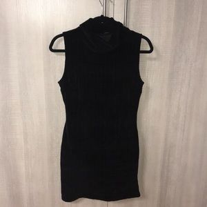Black turtleneck dress
